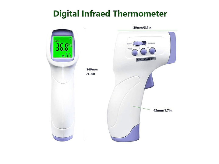 Termometro Infrarrojo YNA-800 Sin Contacto 2