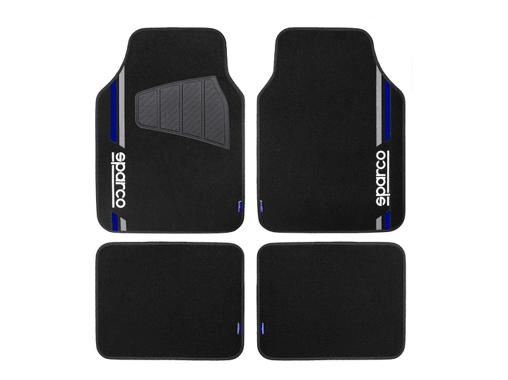 Set Cubre Piso Auto Alfombra Sparco Universal 508BL 1