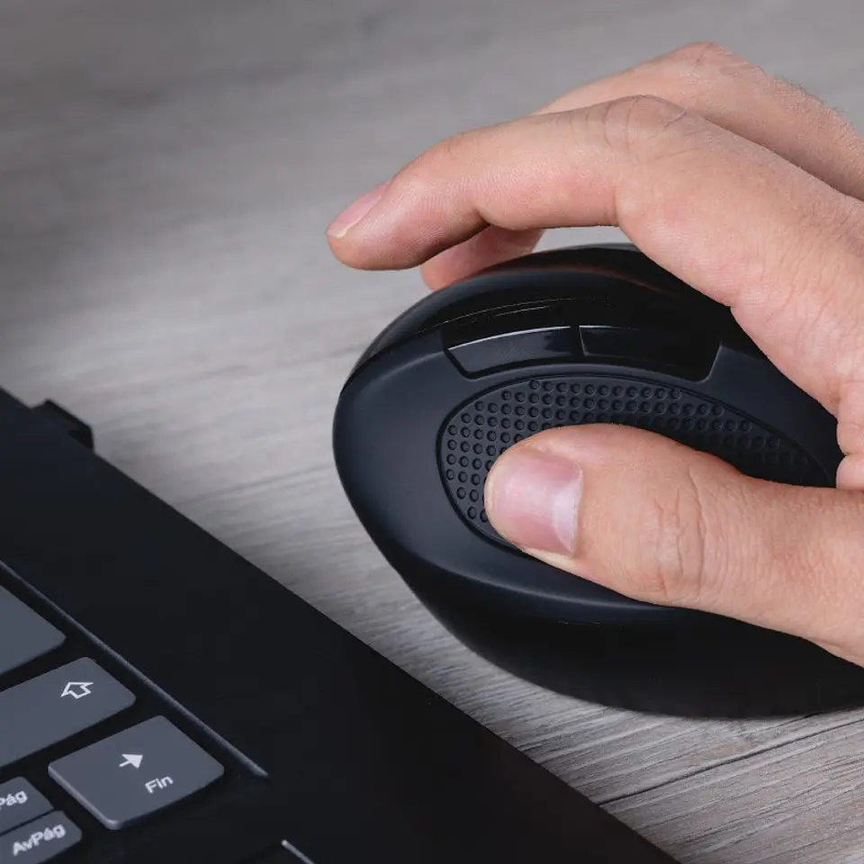 Mouse Inalámbrico Klipxtreme Orbix KMW-500BK 5