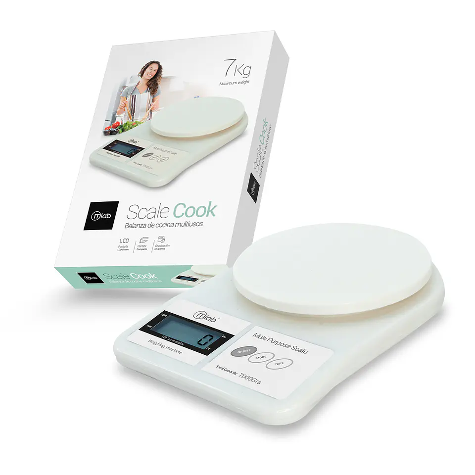 Pesa Balanza De Cocina Multiuso Mlab 7kg 2