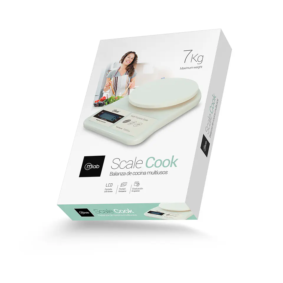 Pesa Balanza De Cocina Multiuso Mlab 7kg 3