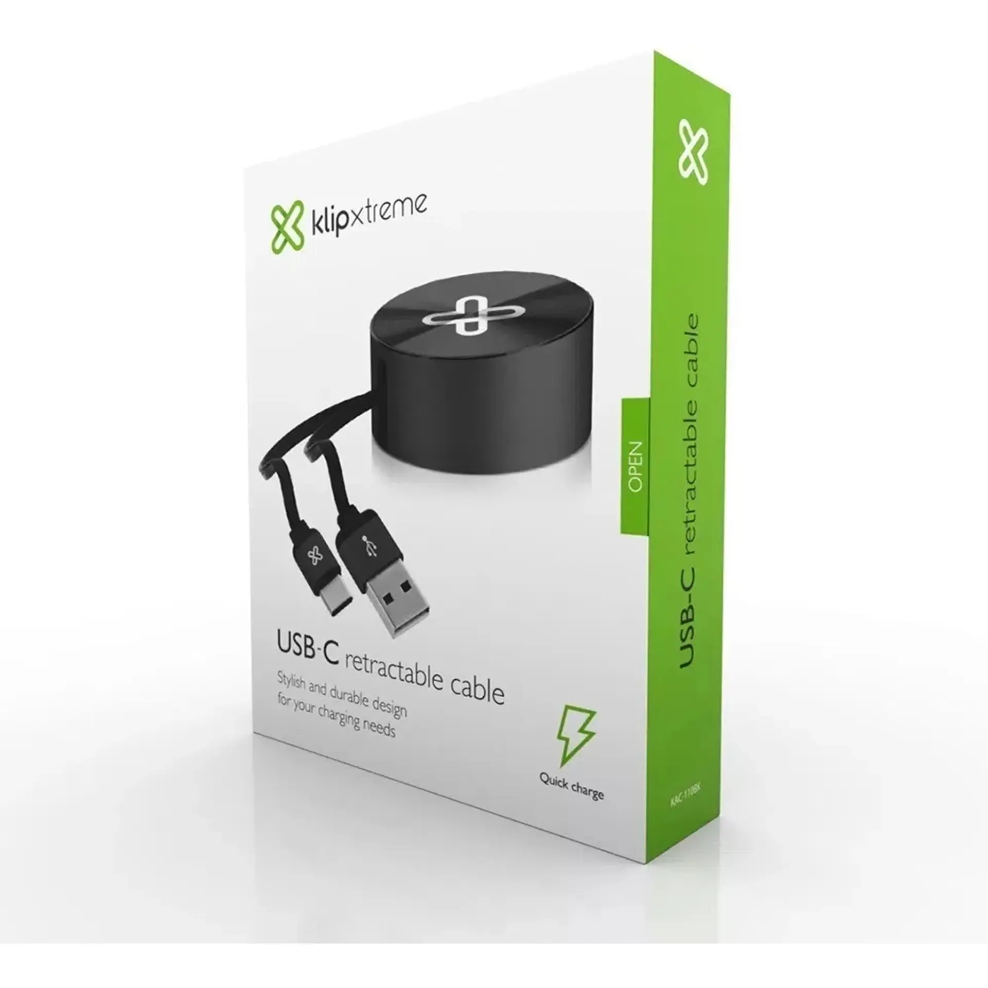 Cable Retráctil Usb Tipo-C KlipXtreme 3