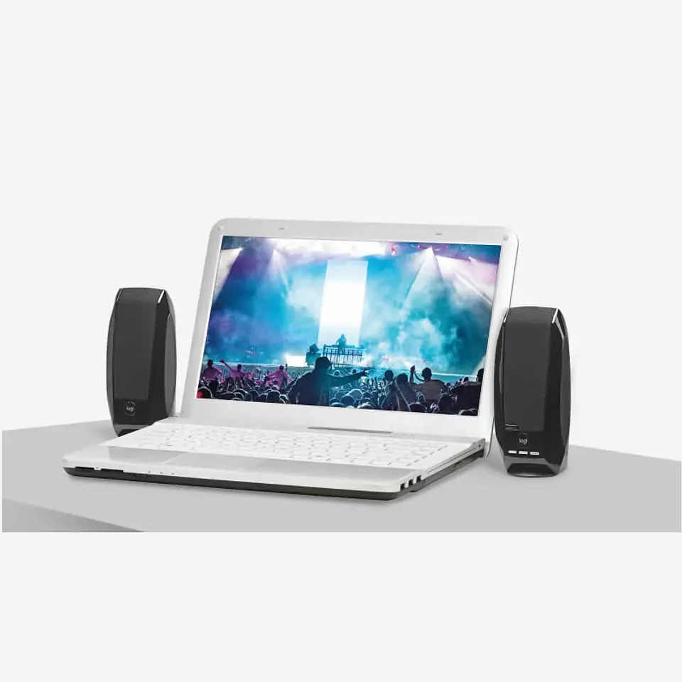 Parlantes Logitech Pc Notebook Usb 2.0 S150 3