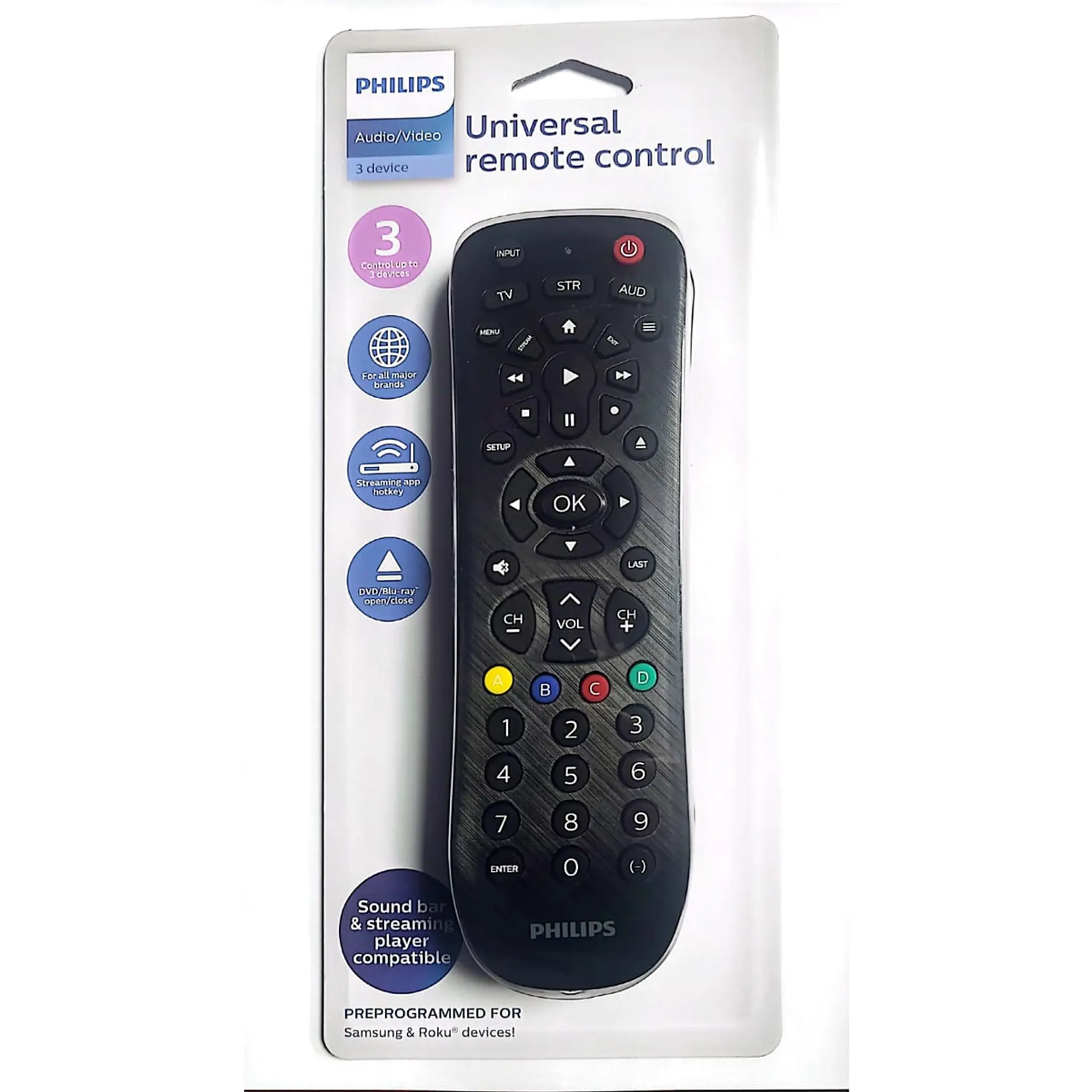 Control Remoto Universal Philips SRP9232D/27 Negro 2