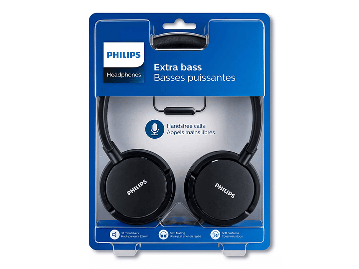 Audifonos Philips SHL5005 Con Microfono Negro 2
