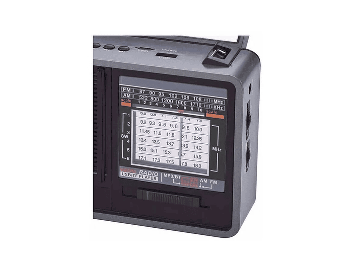 Radio Solar Recargable IRT Con Lampara 8 bandas 3