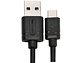 Cable Tipo C a USB 2.5mts 3a Tecmaster Negro - Miniatura 1