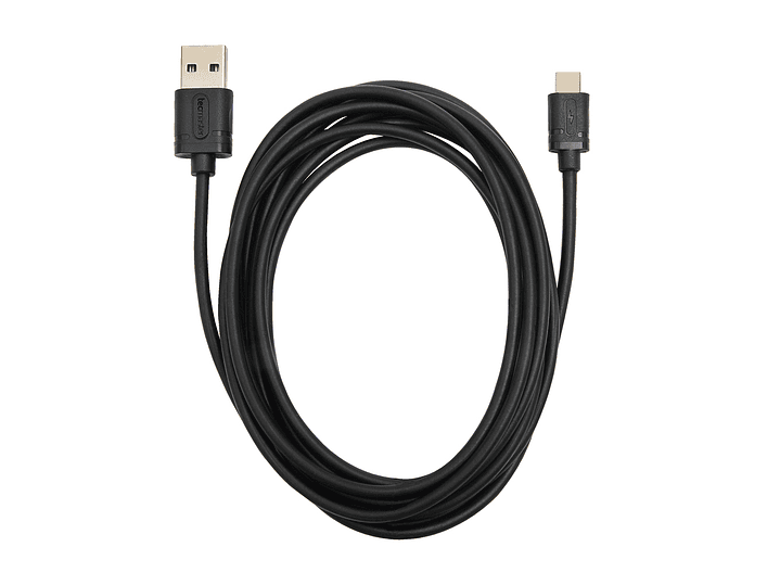 Cable Tipo C a USB 2.5mts 3a Tecmaster Negro 2