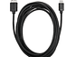 Cable Tipo C a USB 2.5mts 3a Tecmaster Negro - Miniatura 2