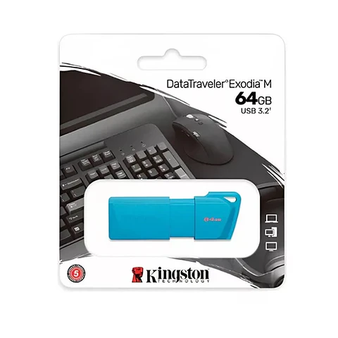 Pendrive DTXM 64gb Usb 3.2 Kingston Celeste