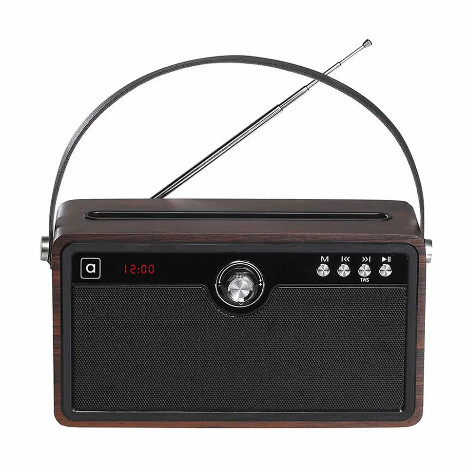 Parlante Portatil Bluetooth Madera Audiolab 1