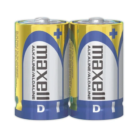 Pack 2 Pilas Alcalinas Tipo D Maxell