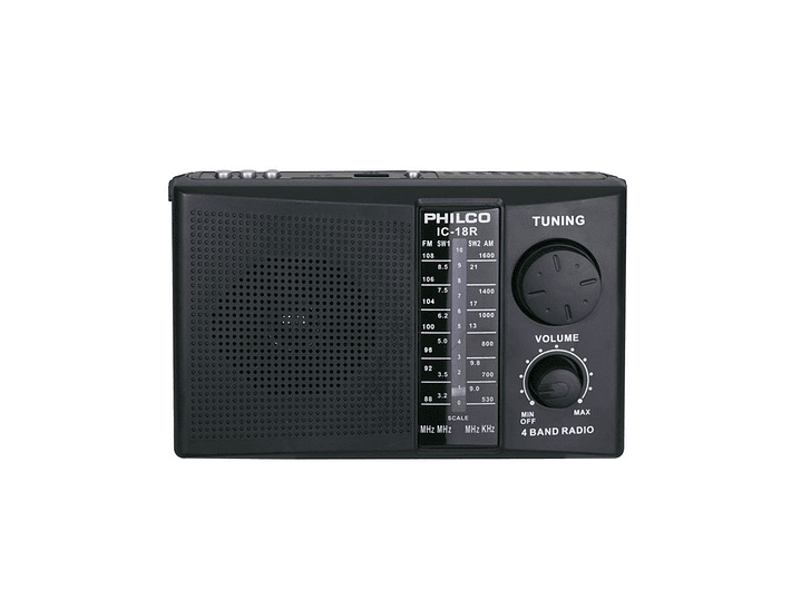 Radio Portatil Philco IC-18R Multibandas Usb 1