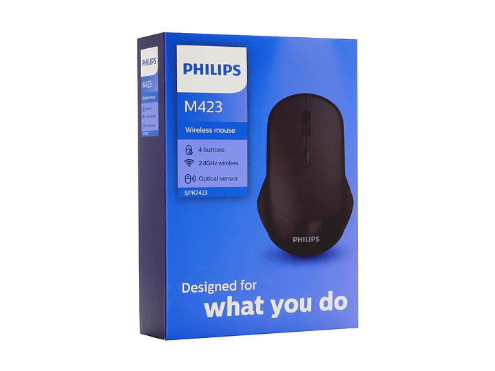 Mouse inalambrico Philips SPK7423 negro 2
