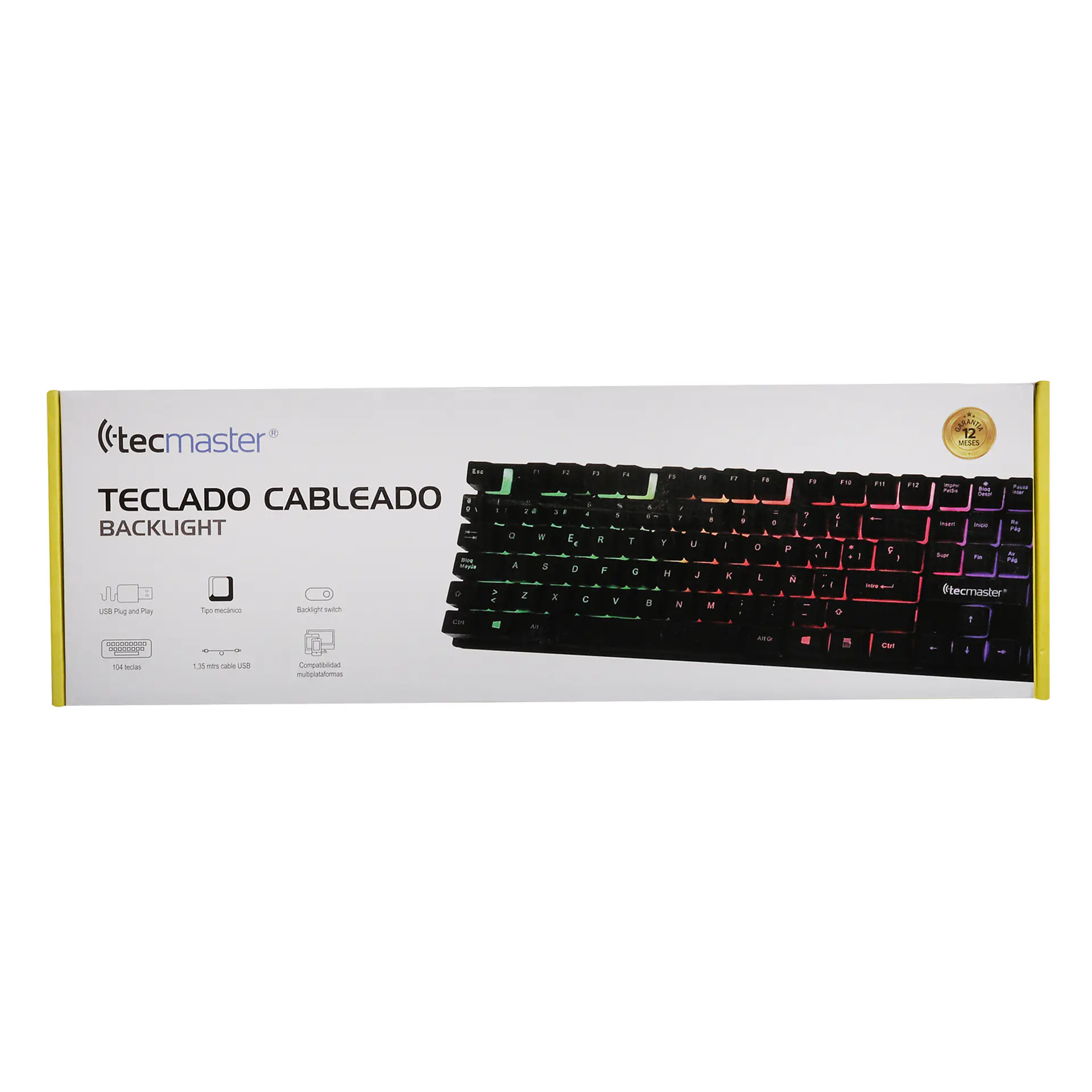 Teclado Gamer Retroiluminado Tecmaster 3