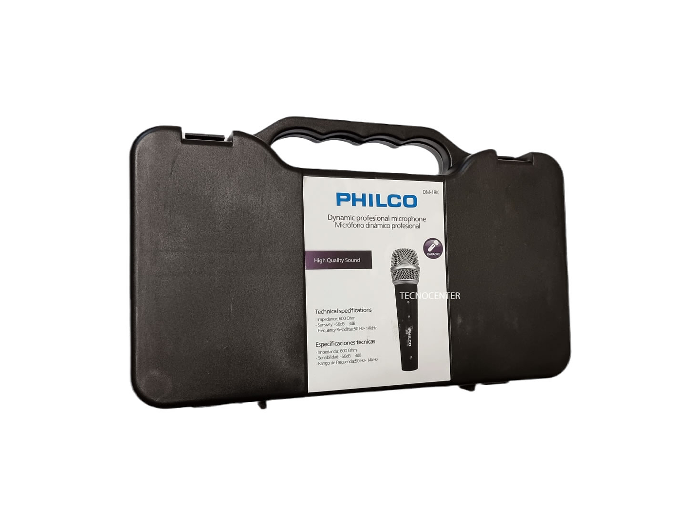 Microfono Dinamico Philco Con Estuche DM18K 2