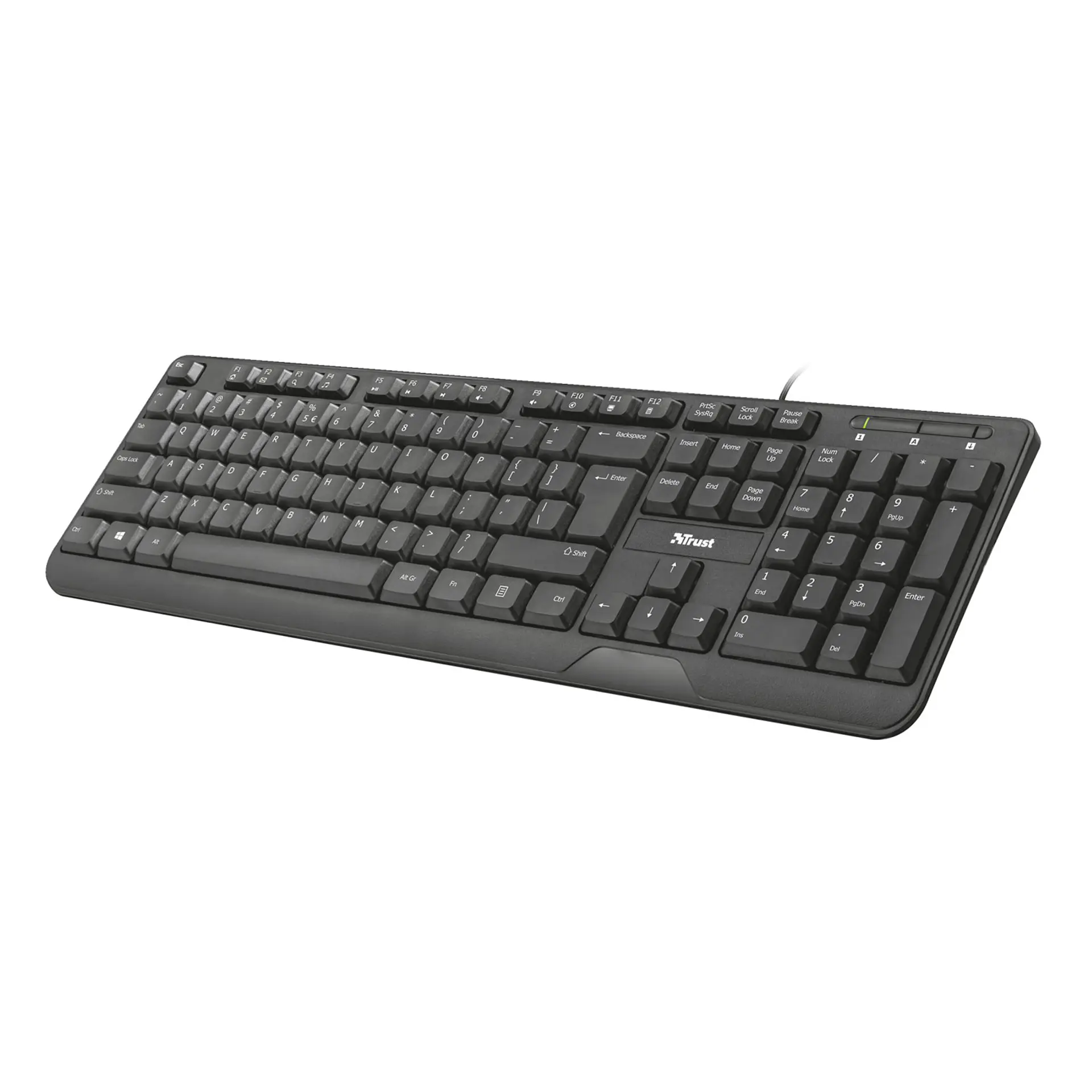 Teclado Multimedia Trust Ziva Qwerty 1