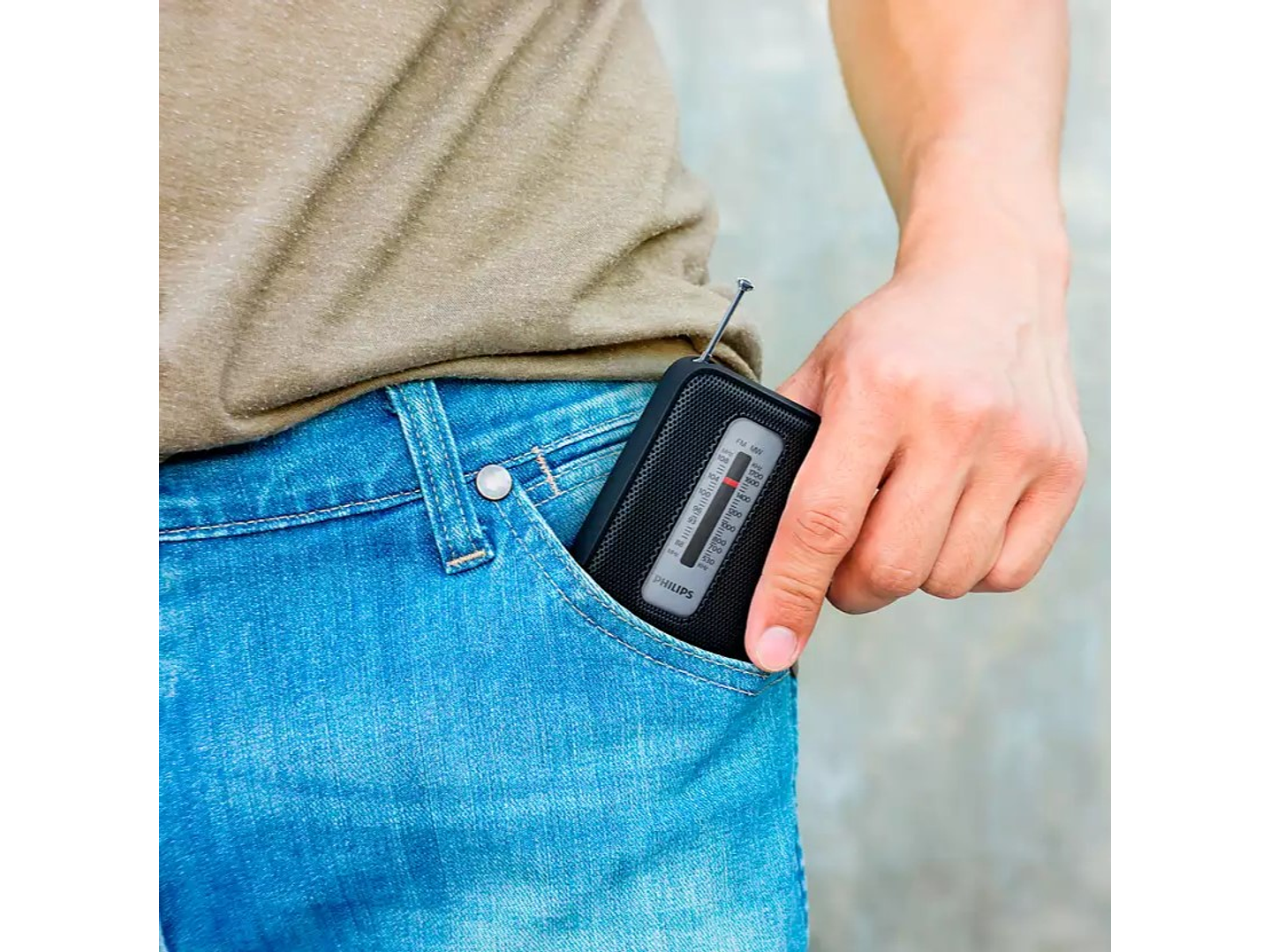 Radio Portatil Philips de Bolsillo AM/FM TAR1506 3