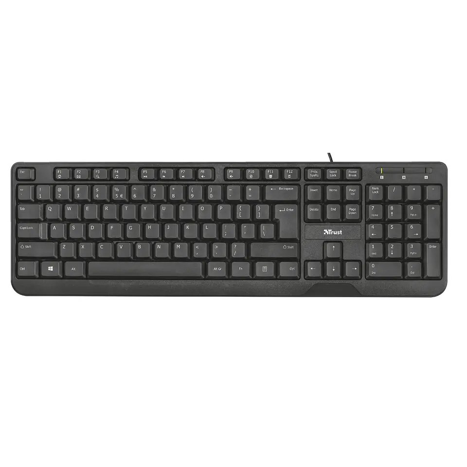 Teclado Multimedia Trust Ziva Qwerty 2