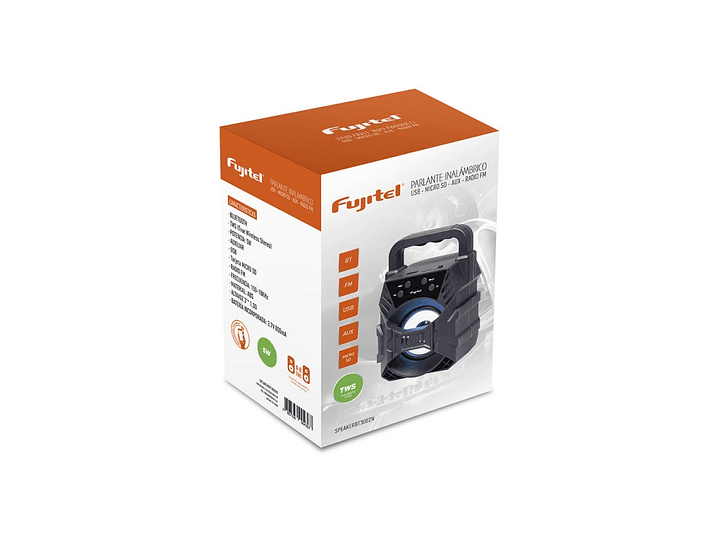 Parlante Fujitel Recargable BT 5w 3 Negro 2