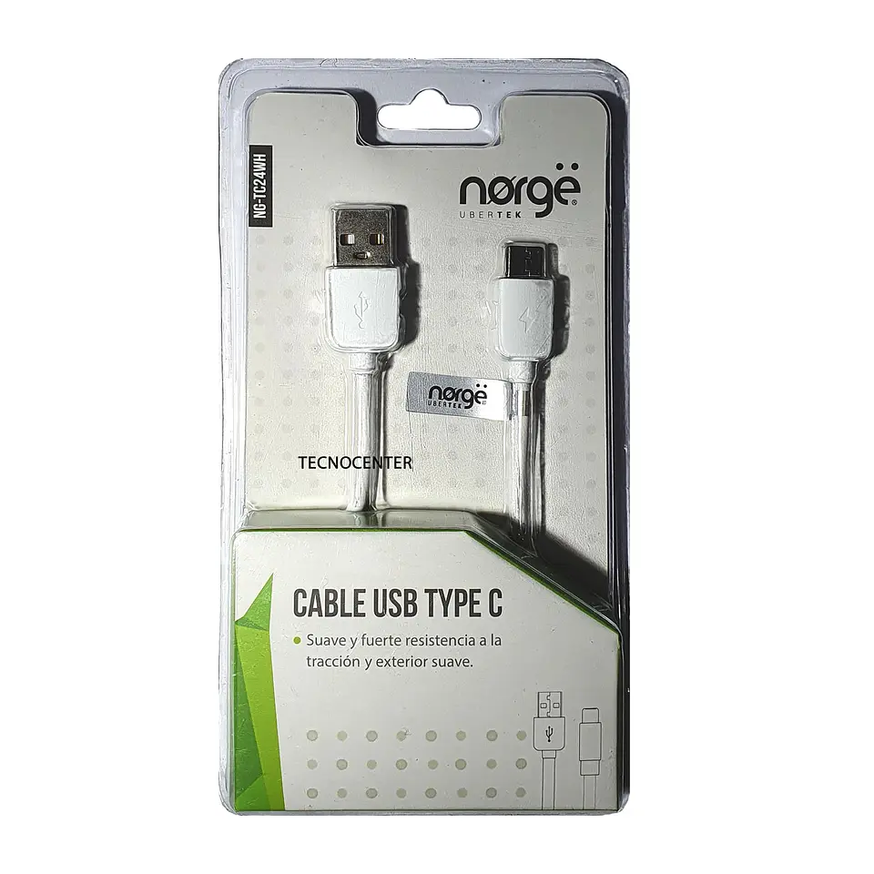 Cable Carga Tipo C Norge 1 metro 1
