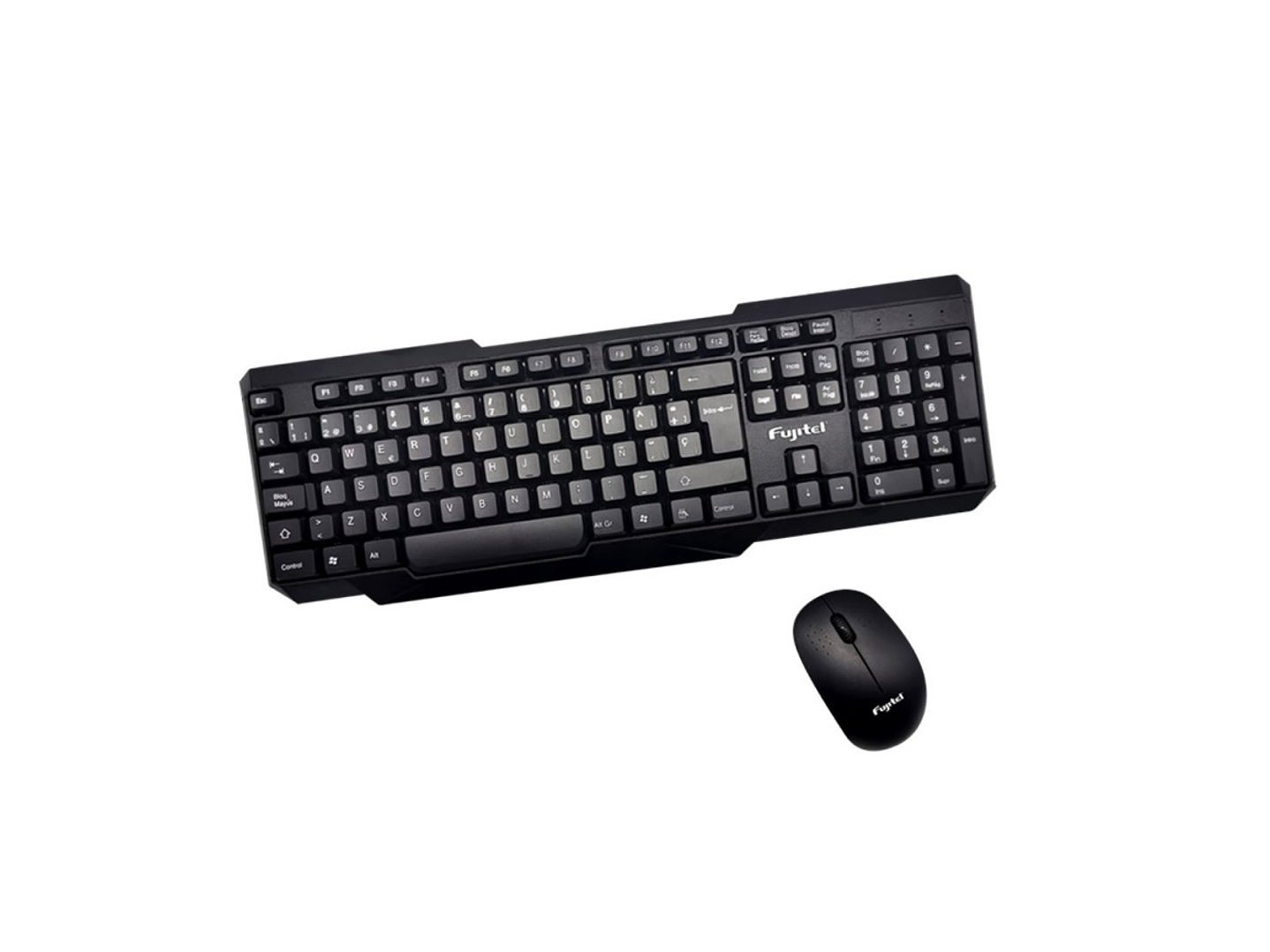 Kit Combo Teclado y Mouse inalambrico Fujitel 1