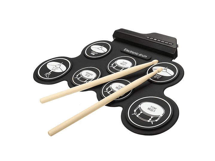 Bateria Electronica Digital 7 Pad 2 Pedales 1