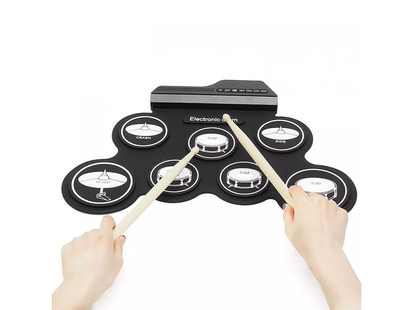 Bateria Electronica Digital 7 Pad 2 Pedales 2