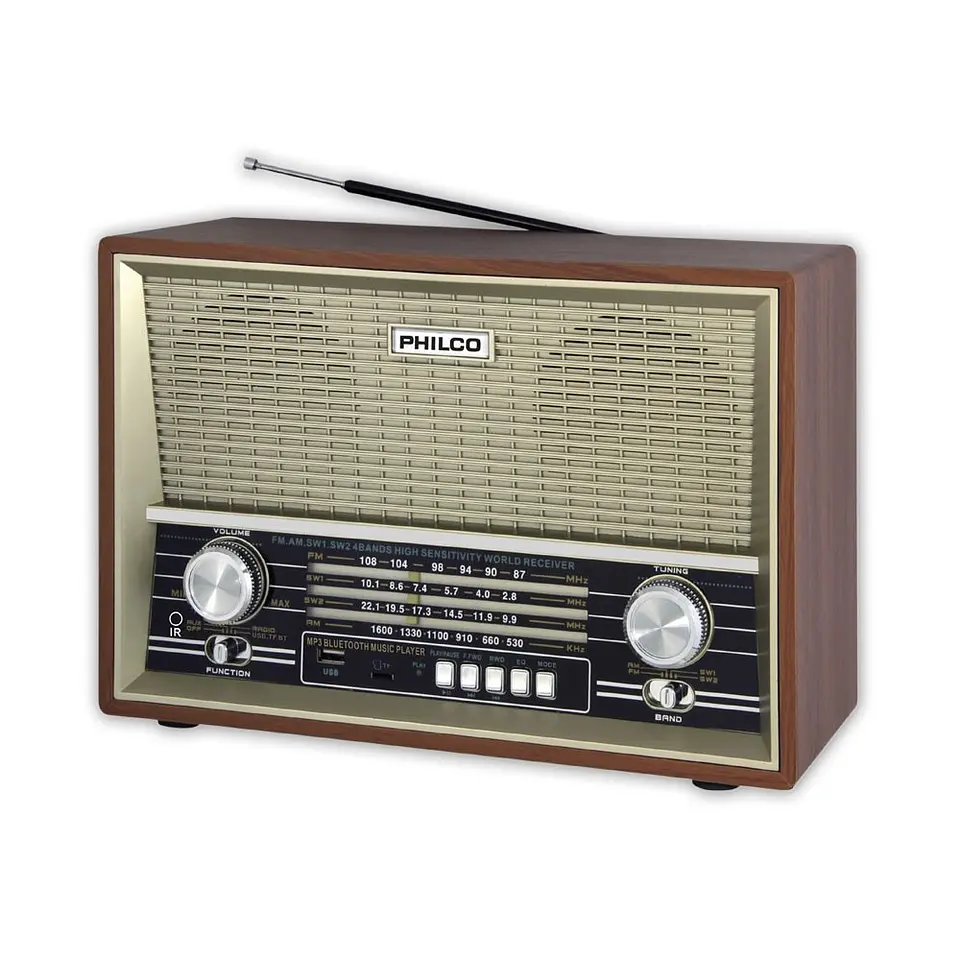 Radio Retro Vintage Philco Madera VT500 1