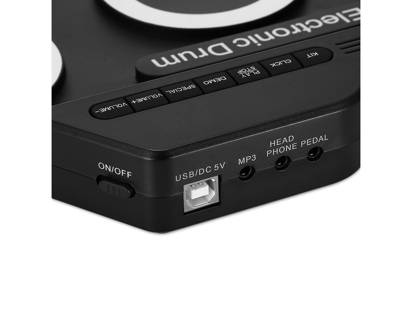 Bateria Electronica Digital 7 Pad 2 Pedales 7