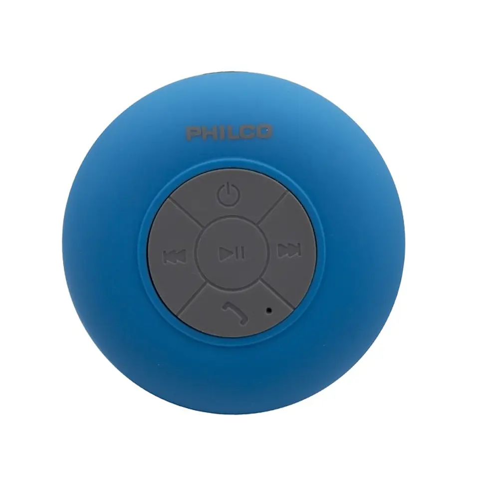 Parlante Ducha Inalambrico Philco Azul 5