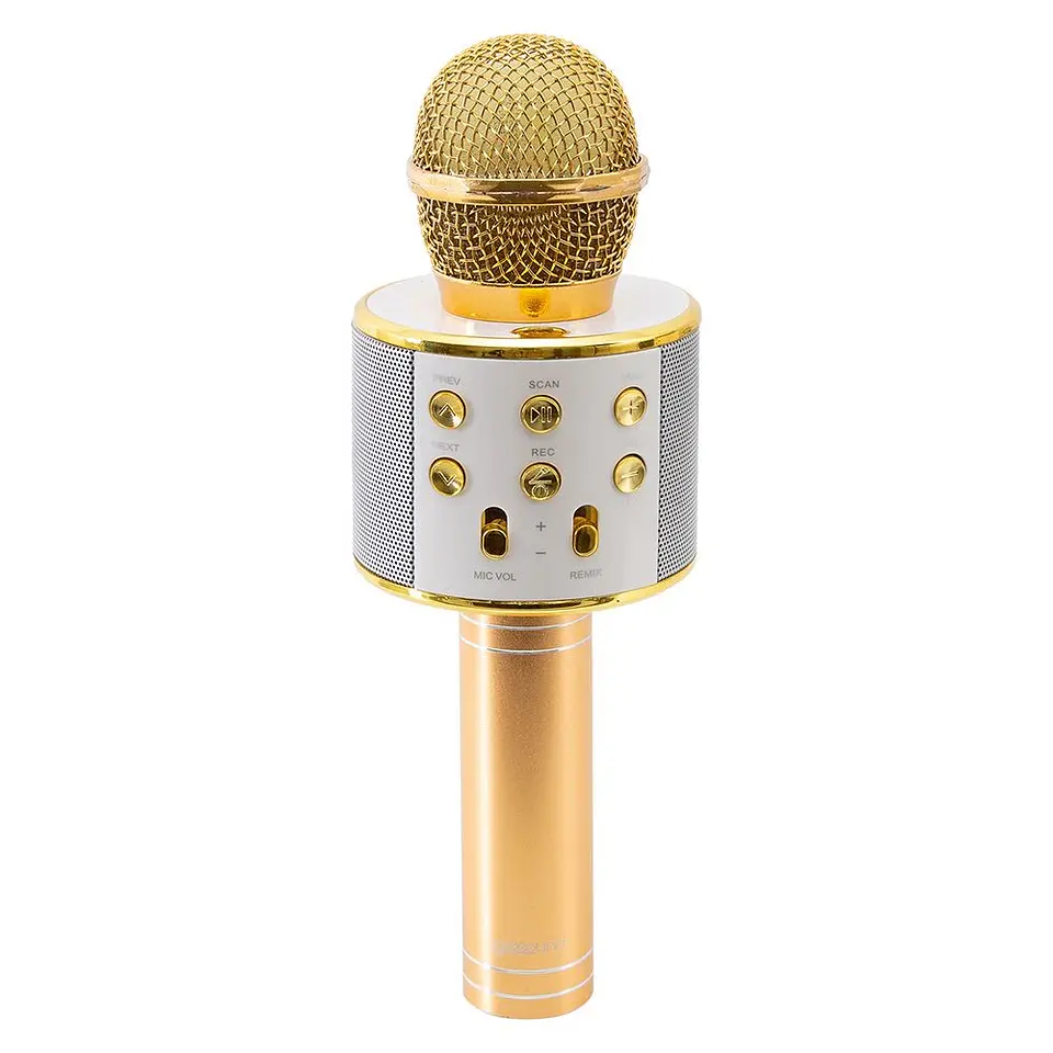 Microfono Karaoke Prosound Bt Dorado 1