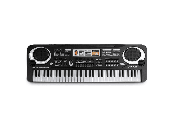 Piano Teclado Electronico Infantil Dblue 61 Teclas Con Mic 1