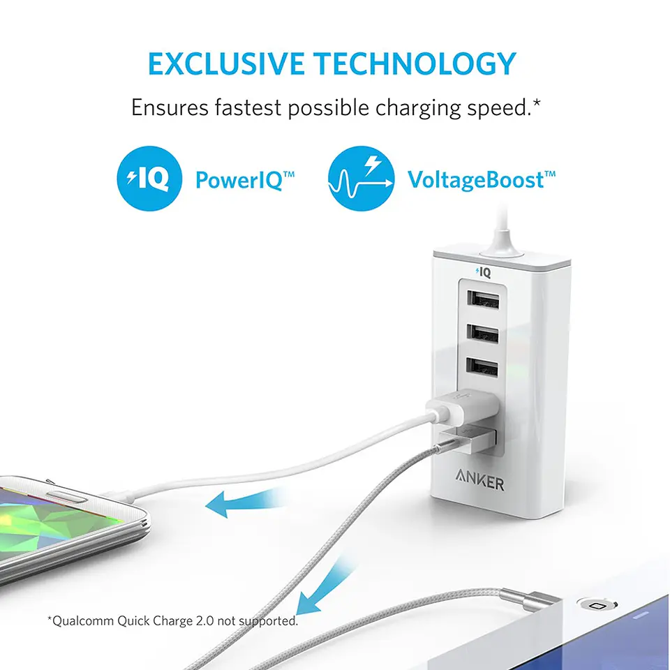 Cargador Auto Multiple 5 USB 50W Anker 3