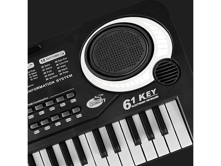 Piano Teclado Electronico Infantil Dblue 61 Teclas Con Mic 4