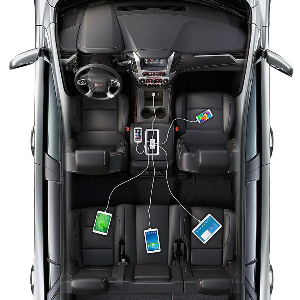 Cargador Auto Multiple 5 USB 50W Anker 5