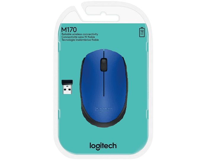 Mouse Inalambrico Logitech M170 Azul 2