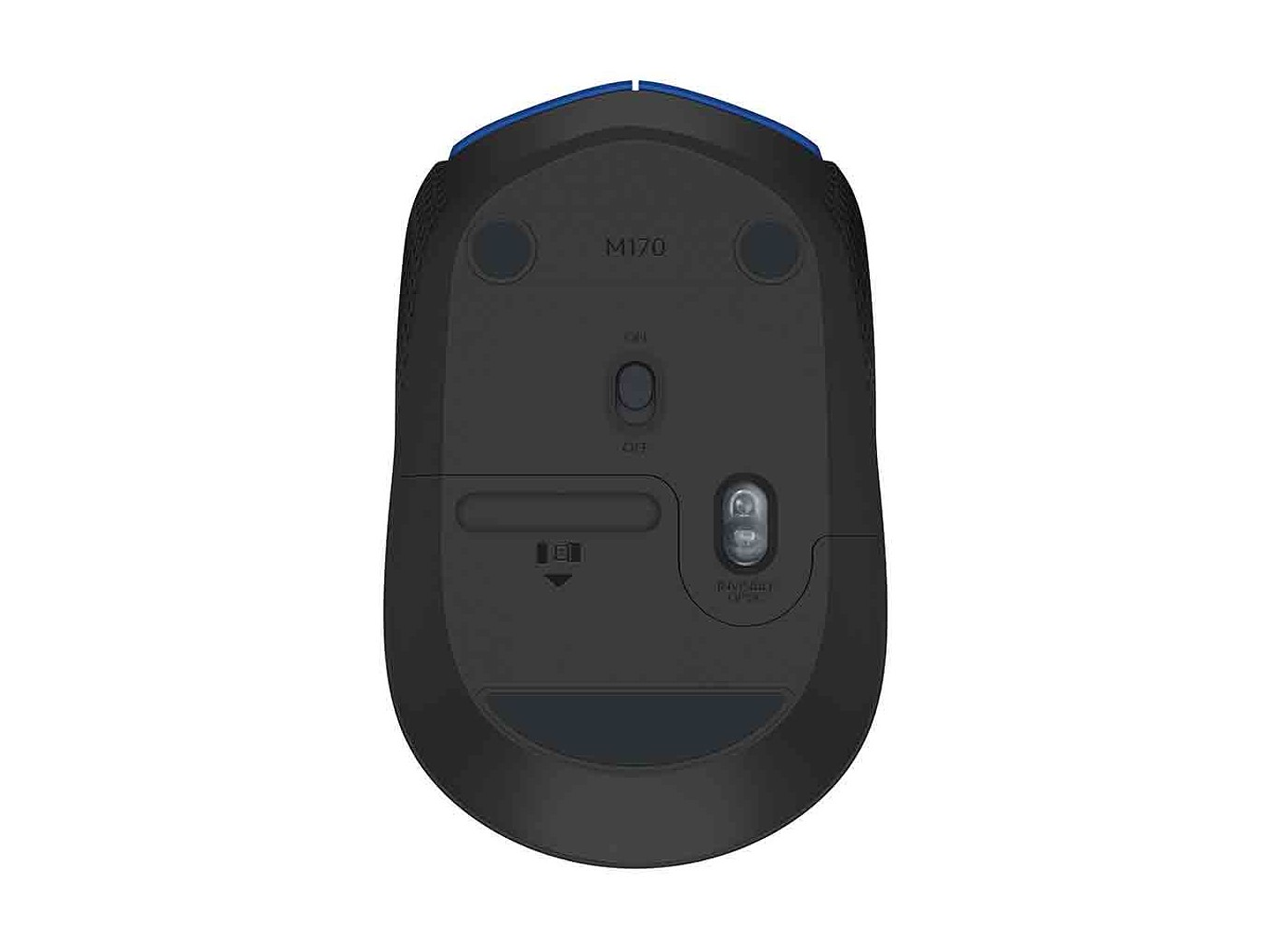 Mouse Inalambrico Logitech M170 Azul 4
