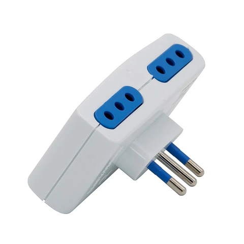 Enchufe Cuadruple Philco 10A 250V Blanco