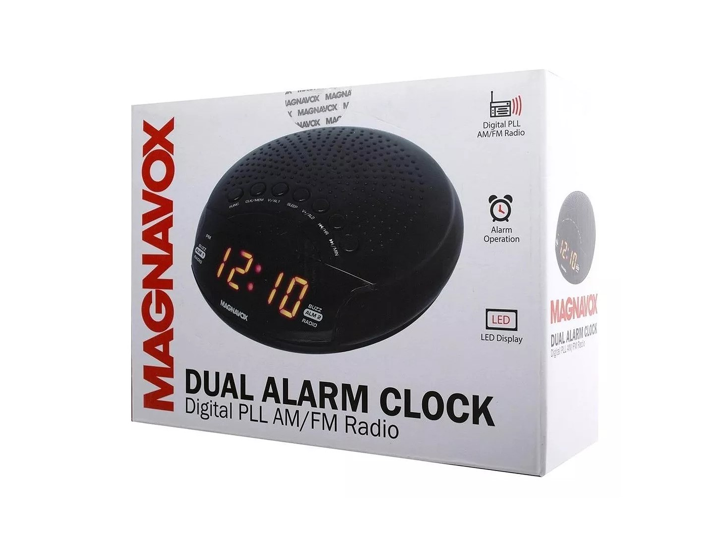 Radio Reloj Despertador Magnavox Alarma AM/FM 2