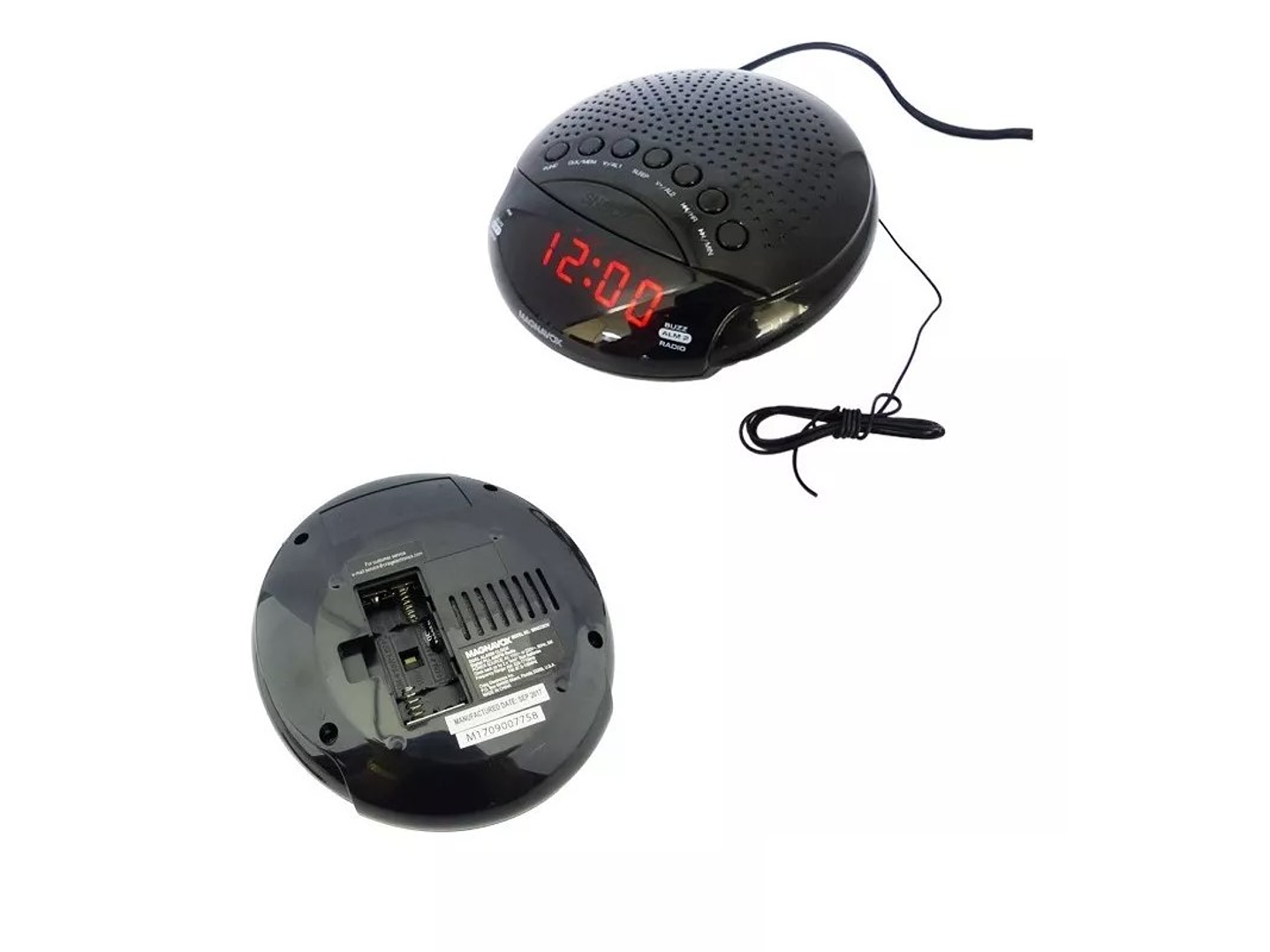 Radio Reloj Despertador Magnavox Alarma AM/FM 3