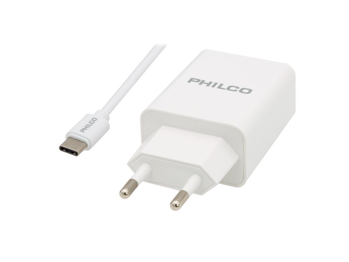 Cargador Pared y Cable Tipo C Philco 2.1A 5