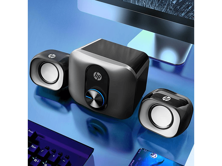 Mini Subwoofer PC Multimedia Hp 2.1 Dhs-2111s 2