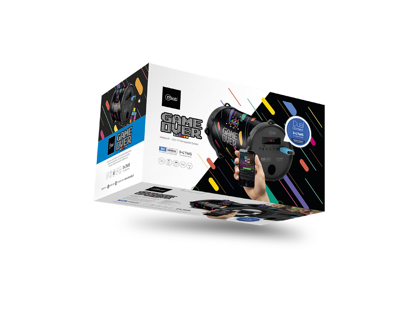 Parlante inalambrico ZukBass Game Over Mlab 4