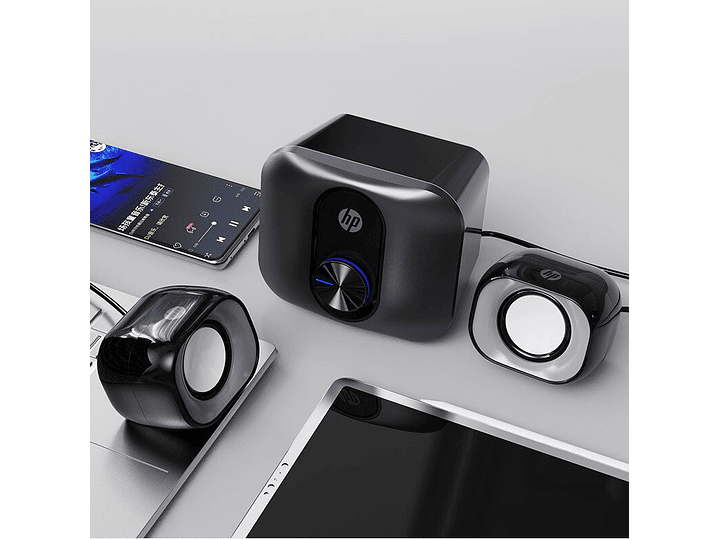 Mini Subwoofer PC Multimedia Hp 2.1 Dhs-2111s 3