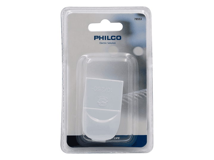 Enchufe Volante Hembra Philco 2P+T Blanco 2