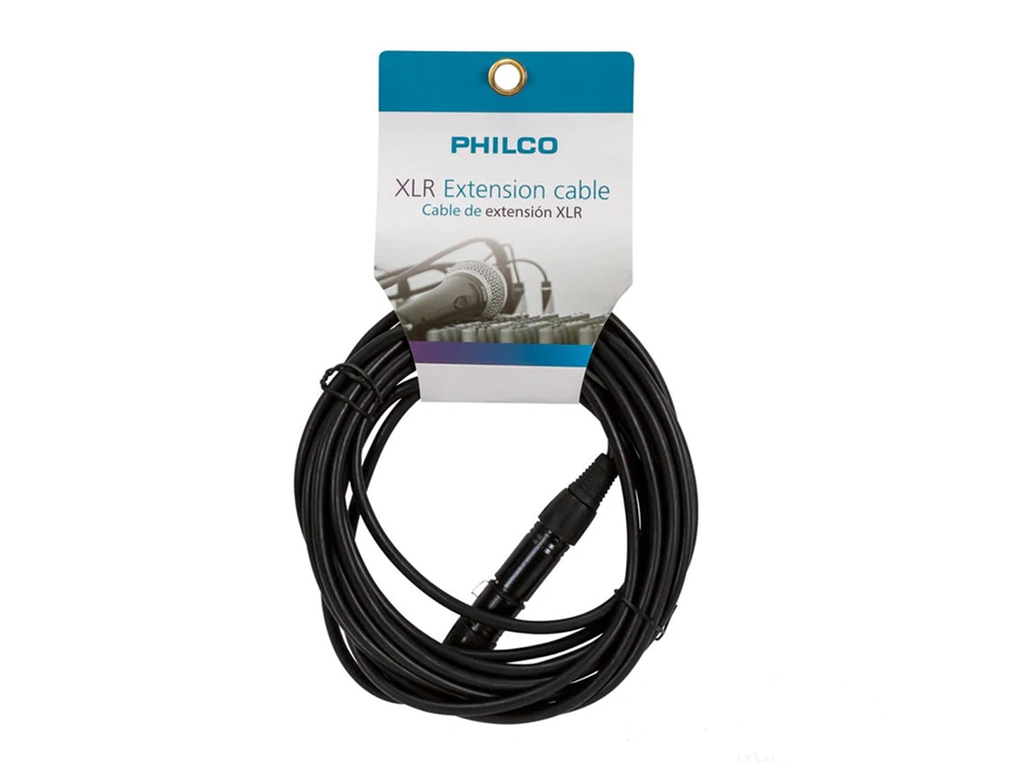 Cable Extensión Micrófono XLR Philco 5 Mts 1