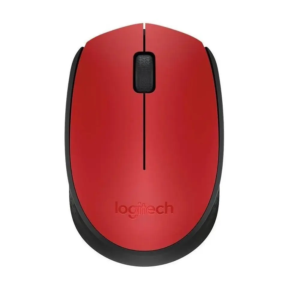 Mouse Inalambrico Logitech M170 Rojo 1