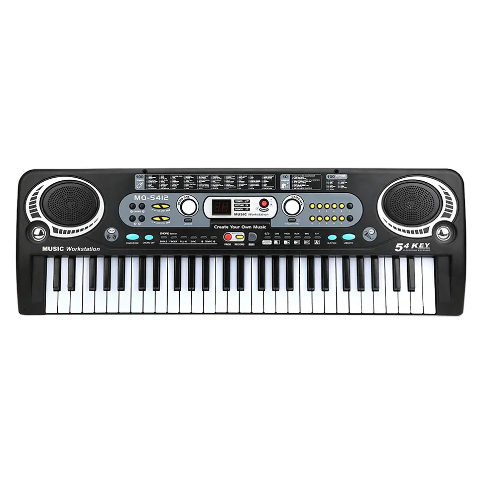 Piano Teclado Electronico Infantil MQ5412 54 Teclas Con Mic 1