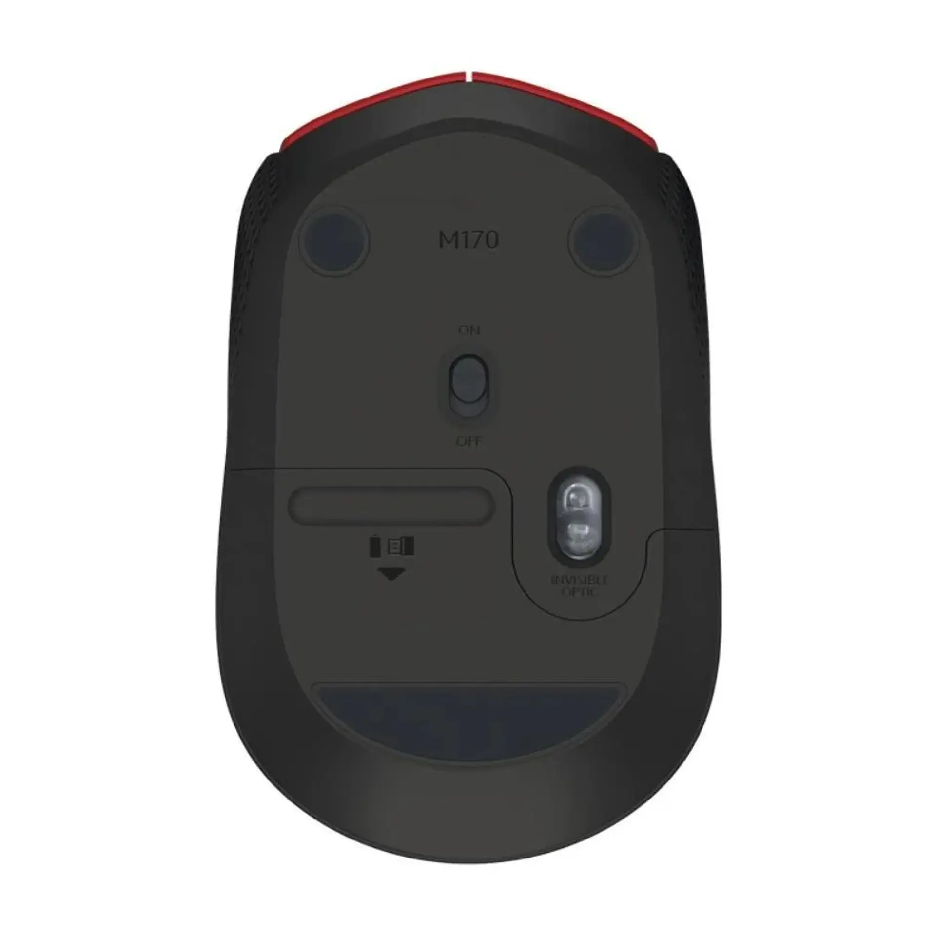 Mouse Inalambrico Logitech M170 Rojo 5